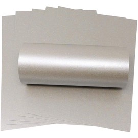 10 Sheets A4 Mercury Silver Sparkle Paper with Iridescent Sparkle 120gsm Crafts Card Making Christmas