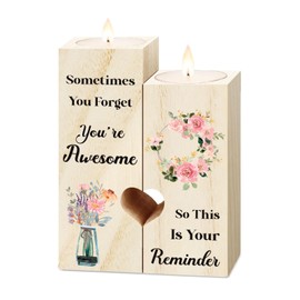 Gifts for Women, Best Friends Birthday Gifts for Women Men Candlestick, Friendship Valentines Day Gifts for Her, Inspirational You are Awesome Proud of You Gifts for Women Colleagues