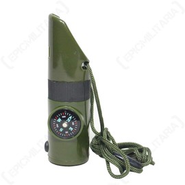 Mil-Tec Signal Whistle 6-in-1 Olive