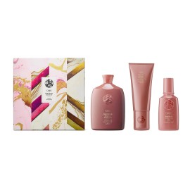 Oribe Bright Blonde Essentials Set: Shampoo 8.5oz , Conditioner 6.8 oz and Se...