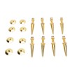 Generic Speaker Spikes, 8Pcs Copper Shockproof Isolation Foot Set with