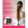 Youngsmile Ponytail Extension, Wrap Around Clip in Handmade Real Human