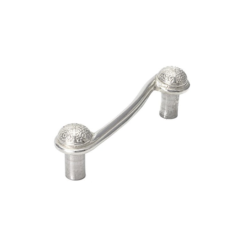 Carpe Diem Hardware 299-24 Millennium Scroll 4-Inch O.C. Pull, Platinum