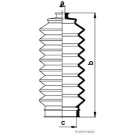 Herth+Buss Jakoparts J4104011 Faltenbalgsatz, Lenkung