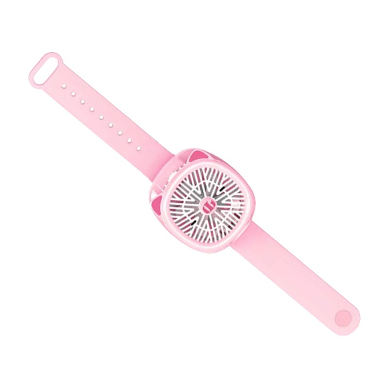 Mini Fan Watch USB Charging Rechargeable 3 Gear Portable Wrist