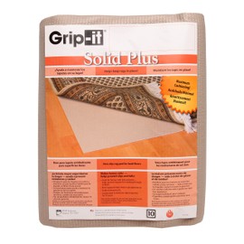 Grip-It Solid Plus Cushioned Non-Slip Rug Pad for Area Rugs and Runner Rugs, Rug Pad for Hardwood Floors 4x6 ft