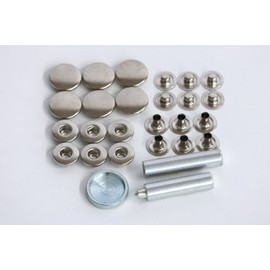 Clover 26-563 Hook Button Snap, Nickel