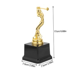 BESPORTBLE Golf Trophy Soccer Trophy for Kids Mini Gold Medal Prize Trophy Awards Kindergarten Competition Trophy Kid Golfer Decor Trophy Model Sports Child Abs
