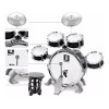 TOYGAGADE Batería Niños Banco Baquetas Platillo Bombo Musicales Toygagade