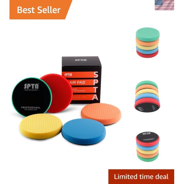 Washable & Reusable Polishing Pads - Premium 5Pc Kit for