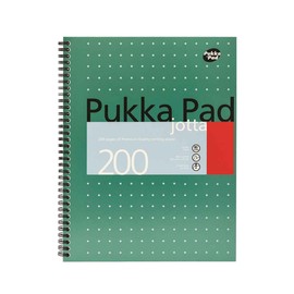 Pukka Jotta Notepad A4 80gsm Wirebound 200 Pages 100 Sheets - Color: None