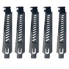 10PCS Black PCI Slot Covers,Dust Filter Bracket Expansion Blanking Plate