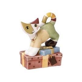 Goebel Rosina Wachtmeister Aspettando il Natale 31-333-02-1 Figurine Stoneware Height 12 cm