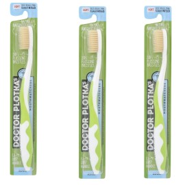 Doctor Plotka's MOUTH WATCHERS ADULT TOOTHBRUSH GREEN-****VALU