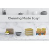 Kitchen Sponge Scrubber, Heavy Duty, Hand Friendly Scouring Sponge for