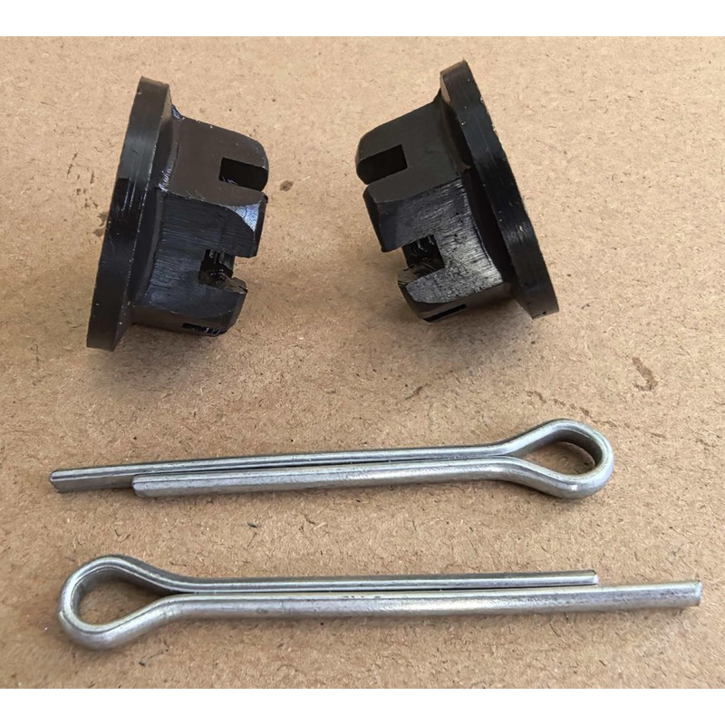 WANTONE RACING 2Pcs Rear Axle Castle Nuts M14*1.5 Replacement for