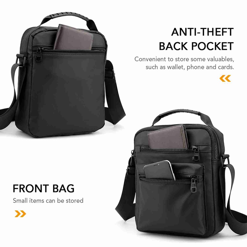 Men Sling Bag Single Shoulder Bag Crossbody Bag Wear-Resistant Oxford