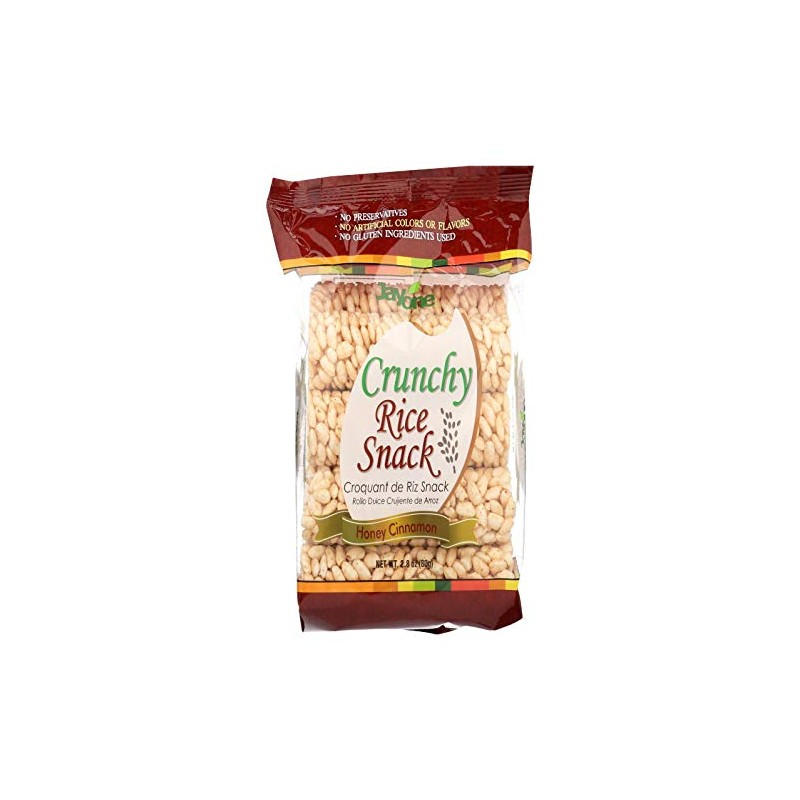 Jayone Rice Snack Crunchy honey Cinnamon, 2.8 oz