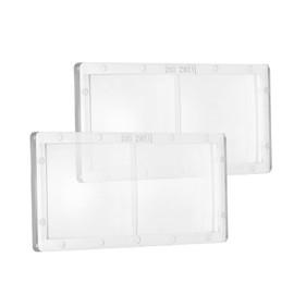 sourcing map 2pcs Welding Magnification Lens 2" x 4.25" (2.5 Diopter) PC Welding Helmet Magnifying Lens, Clear Welding Lens Suitable with Most Welding Helmets