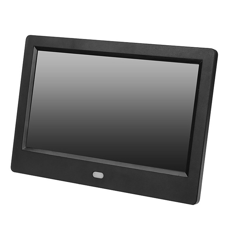 7" HD LED Screen Digital Photo Frame Alarm Clock MP3/4