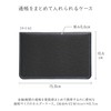 Tristrams THF-MC06DLB Passbook Case, Black x Light Blue