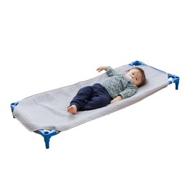 Niceday 36342213 mofua IBUL Cotton Cover, Gray, Size M (22.8 x 39.8 inches (58 x 101 cm)), 100% Cotton, Nursery School, Kindergarten Preparation, Bed Pad Cover, Cloud Pattern, All-Season