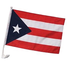 12x18 Puerto Rico Car Window Vehicle 12"x18" Flag (Dark 1ply) (Lot of 2)