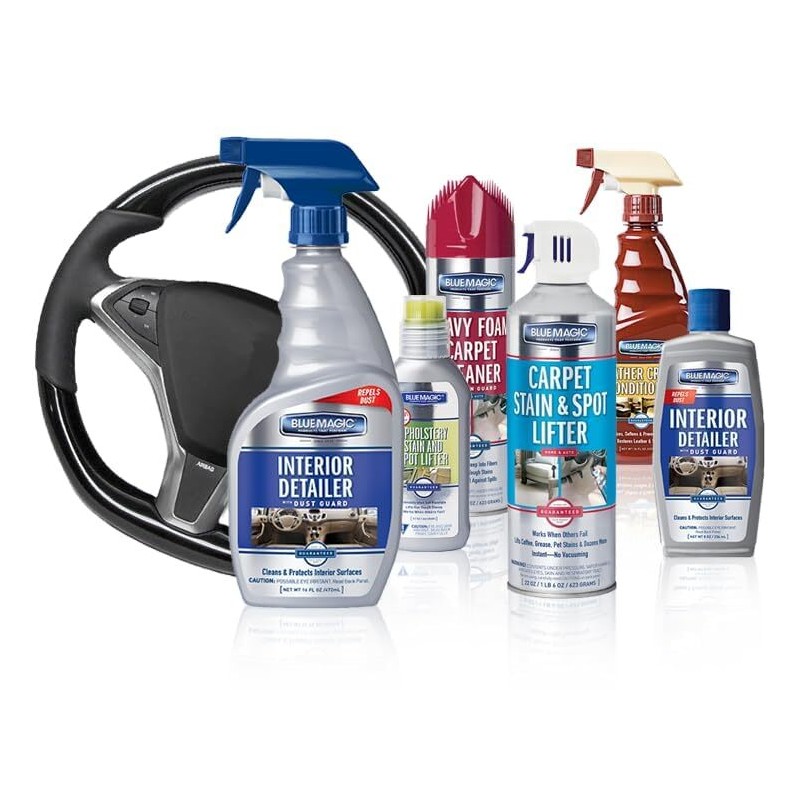 BlueMagic Instant Carpet Stain Remover 22 Ounce Cleans Coffee Grease
