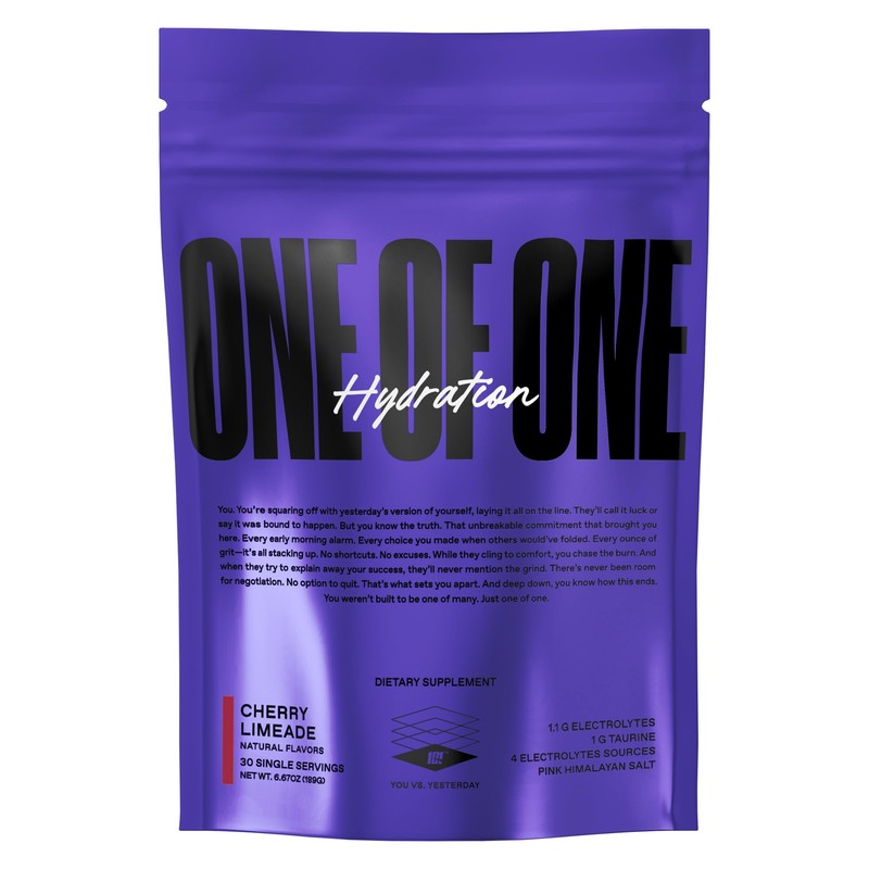 ONE of ONE Hydration Electrolyte Powder – Fast-Acting Hydration with