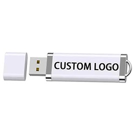 Unidad flash USB con logotipo personalizado a granel con llavero y adaptador USB C de doble cara, impreso, indicador LED USB 2.0, memoria USB, unidad de pulgar para regalo al (512 MB, paquete