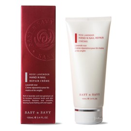 Sasy n Savy Rose Lavender Hand n Nail Repair Crème – Nourishing Hand Cream with Shea Butter, Macadamia Oil & Lavender – Moisturising & Anti-Aging Cuticle Care. Vegan Skincare made in Australia