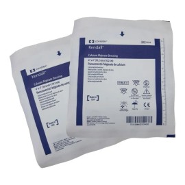 Kendall Apósito Alginato De Calcio 10x10cm 5 Piezas Ref 9233