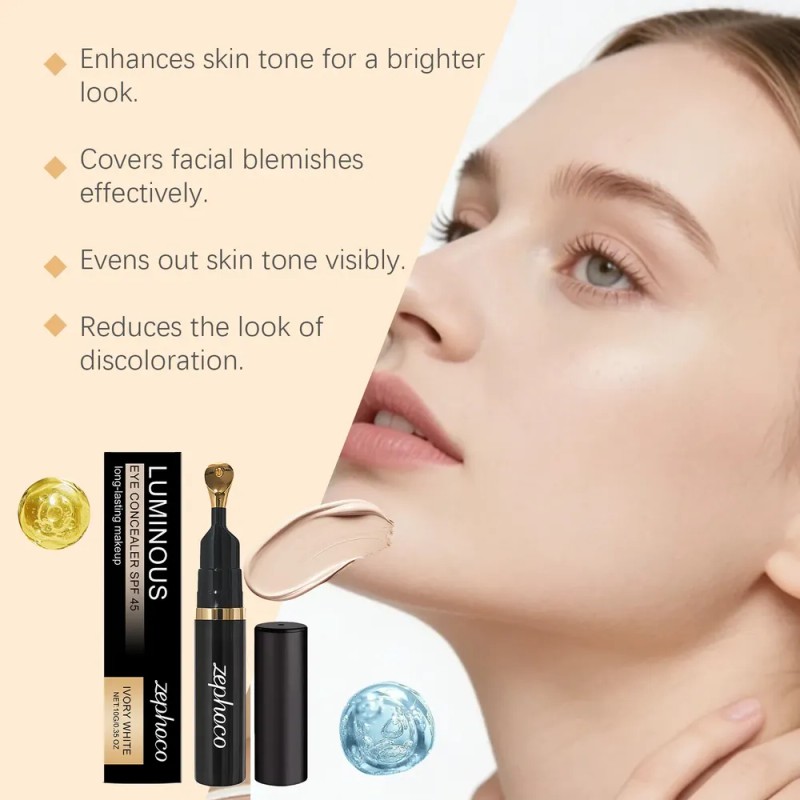 Corrector De Ojos Blanco Marfilx