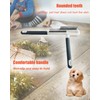 2 PCS Pet Comb with Long & Short Stainless Steel
