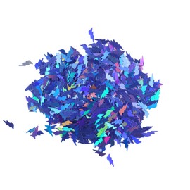 MARBLERS [Thunder] Shape Glitter for Body & Face 0.11oz (3g) | Flake | Non-Toxic | Vegan | Cruelty-Free | Eyeshadow, Nail Polish, Nail Art | Festival, Rave & Party Makeup | Body & Face