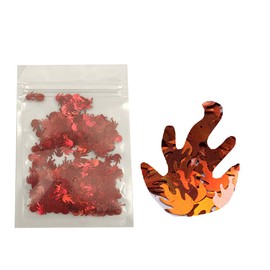 10 Grams/Pack - Flame Shape Glitter - Festival Rave Beauty Makeup Face Body Nail Art Decoration