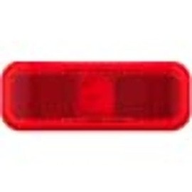 OPTRONICS MCL44RB1 LED MARK LIGHT;RECT;1 WIR