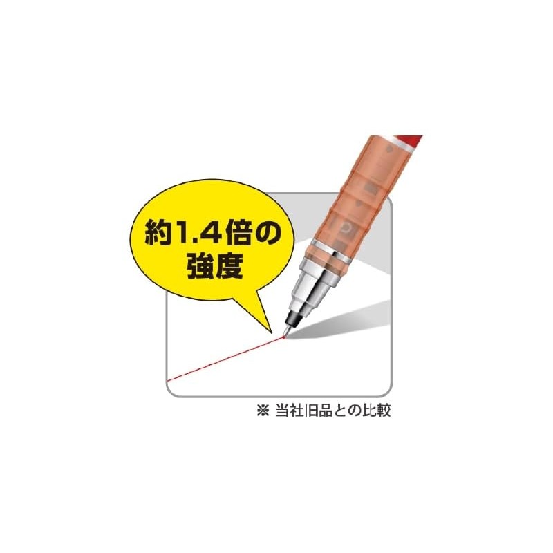 Uni Color Mechanical Pencil 0.5mm Lead, Nanodia, Pink, 0.5mm Lead