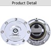 waltyotur Ignition Switch Fuel Gas Cap Seat Lock Key Replacement