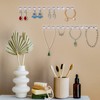 Baoswi 2 Pack Necklace Hangers Acrylic Necklace Holder Wall Mounted