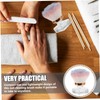 WOONEKY Ergonomic Nail Brush Gentle Bristles for Nail Art Small