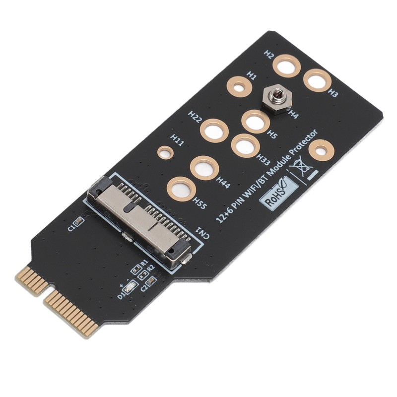12+6Pin WiFi Network Card and Bluetooth Module Protector Adapter for