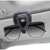 achard Leather Car Sunglass Holder Sun Shades Clipon Visor Hanger
