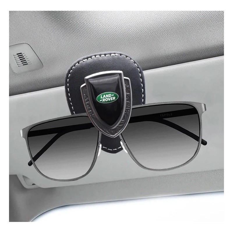 achard Leather Car Sunglass Holder Sun Shades Clipon Visor Hanger