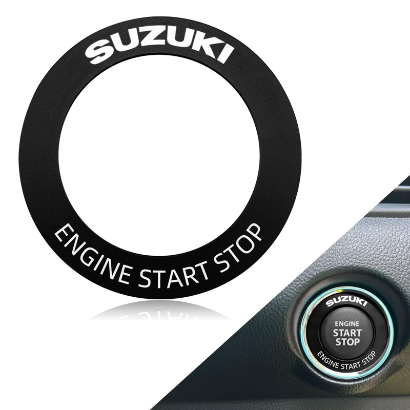 Suzuki Engine Start Button Ring Aluminum Alloy Cover Universal Jimny