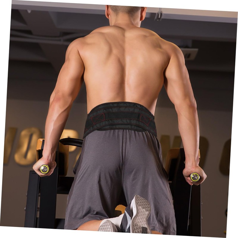 WHAMVOX Weightlifting Belt with Chain Oxford Design Back Support for