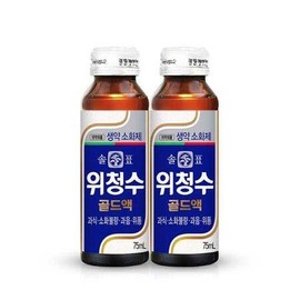 Solpyo Wicheongsu Gold Liquid 75ml 50 bottles / 솔표 위청수 골드액 75ml 50병
