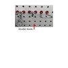 Pegitz Pegboard Peg Locks 50PCS (1/8 inch, Red)