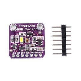 TCS34725 RGB Light Color Sensor Colour Recognition Module RGB Color Sensor with IR Filter and White LED for Arduino