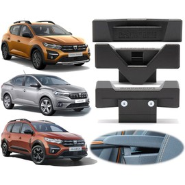 craVeDRIVE Improvement for Centre Armrest Dacia Jogger Sandero Logan Cars Armrest Holder Armrest Deditizer Armrest Accessories Black Dacia Compatible